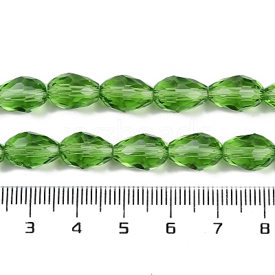 Transparent Glass Beads Strands EGLA-N013-T8mm-D14-1