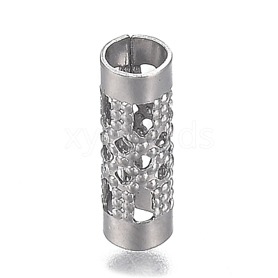 Tarnish Resistant 304 Stainless Steel Tube Beads STAS-I166-22P-1