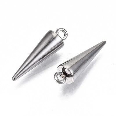 Tarnish Resistant 201 Stainless Steel Pendants STAS-S117-002C-01-1