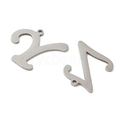 26Pcs 201 Stainless Steel Pendants STAS-I345-01P-1