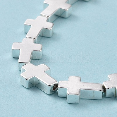 Electroplated Non-magnetic Synthetic Hematite Beads Strands G-C006-08S-1