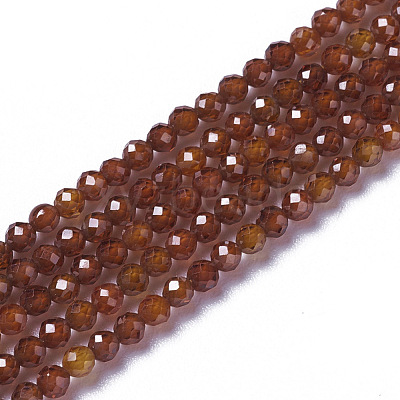 Cubic Zirconia Beads Strands G-F596-48H-2mm-1