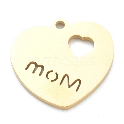Ion Plating(IP) 304 Stainless Steel Pendants STAS-B016-08G-1