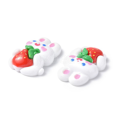 Opaque Resin Cabochons CRES-P023-06F-1