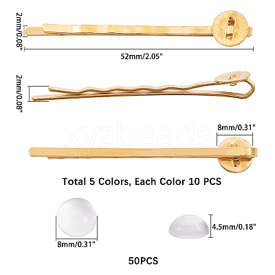Iron Hair Bobby Pin Findings Sets PHAR-PH0001-07-1