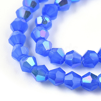 Imitation Jade Electroplate Glass Beads Strands LS-EGLA-A039-J2mm-L04-1