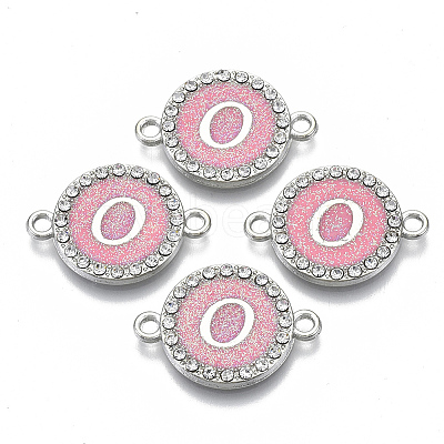 Alloy Enamel Links Connectors ENAM-TAC0003-01S-03O-1