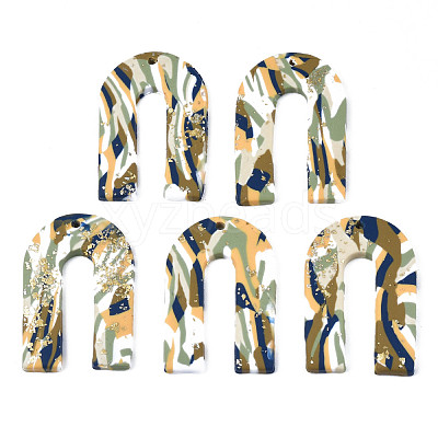 Handmade Polymer Clay Pendants CLAY-N010-027B-1