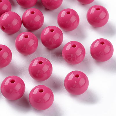 Opaque Acrylic Beads X-MACR-S370-C16mm-A13-1