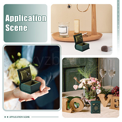 Book Shaped PU Leather Tie Clip Storage Boxes CON-CA0001-034C-1