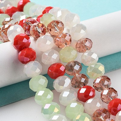Glass Beads Strands EGLA-A034-M10mm-57-1
