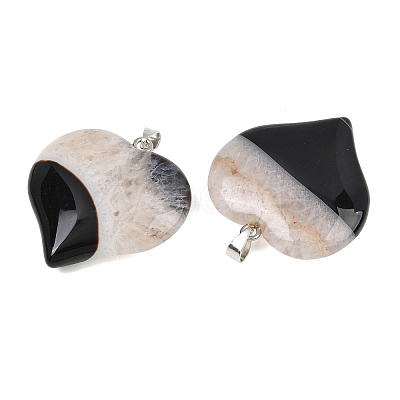 Natural Agate Pendants GG-K002-04D-1