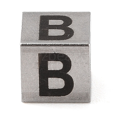 Tarnish Resistant 201 Stainless Steel European Beads STAS-M058-01B-P-1