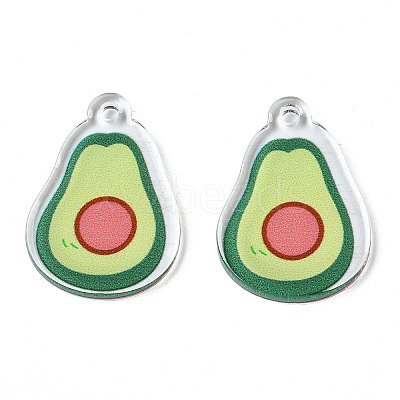 Translucent Acrylic Pendants LS-TACR-N013-002-1