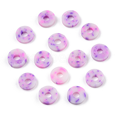 Handmade Polymer Clay Beads CLAY-YW-6.0mm-A21-1