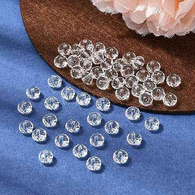 Imitation Austrian Crystal Beads X-SWAR-F068-4x6mm-01-1