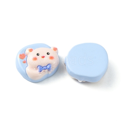 Opaque Cute Cartoon Resin Cabochons CRES-O006-06F-1