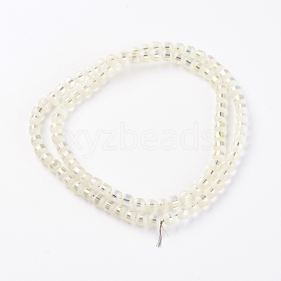Electroplate Glass Bead Strands X-EGLA-S131-6mm-A01-1