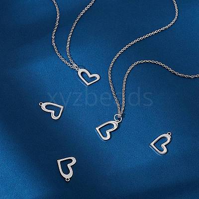 20Pcs 304 Stainless Steel Pendants STAS-UN0031-64-1