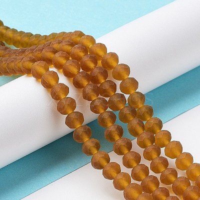 Transparent Glass Beads Strands EGLA-A034-T6mm-MD02-1