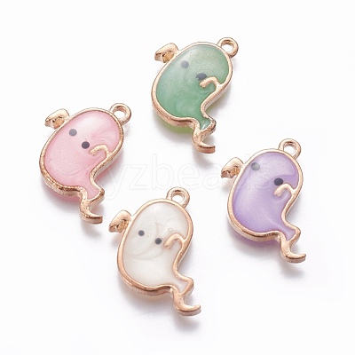 Alloy Enamel Pendants X-ENAM-L017-H-1