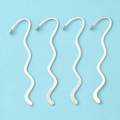 Zinc Alloy Wavy Bookmarks PALLOY-17-AS-FF-1-1