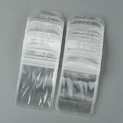 30Pcs Transparent Plastic Resealable Packaging Bags OPP-FS0001-06B-1