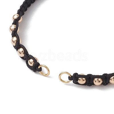 Polyester Braided Bead Bracelet Making AJEW-JB01250-02-1