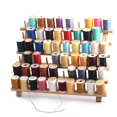 60 Spools Solid Wood Sewing Embroidery Thread Stand PURS-PW0003-153B-1