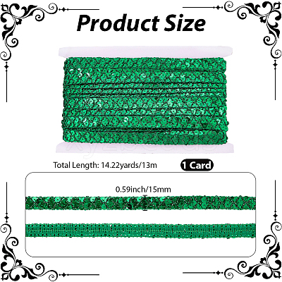 Plastic & Polyester Paillette Beads OCOR-WH20016-04F-1