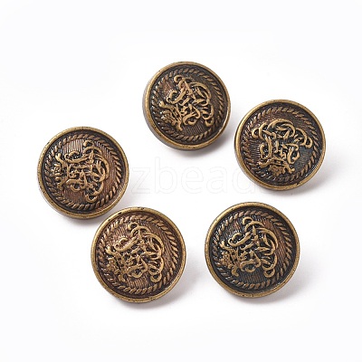 Plastic Shank Button BUTT-WH0014-13B-AB-1