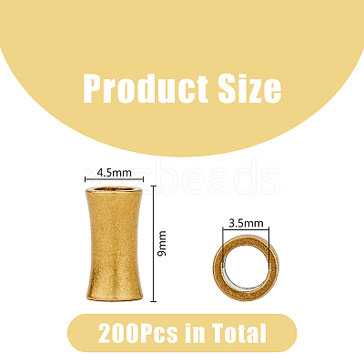 200Pcs Brass Beads KK-DC0003-60-1