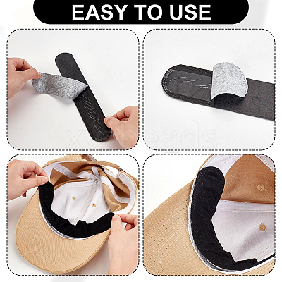 10Pcs Cloth Hat Sweat Liner FIND-WH0148-272A-1