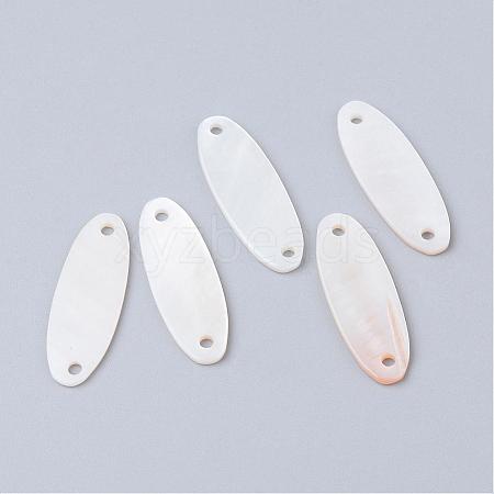 Freshwater Shell Links connectors SHEL-S249-16-1