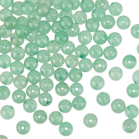 Natural Green Aventurine Beads Strands G-OC0001-64-6mm-1