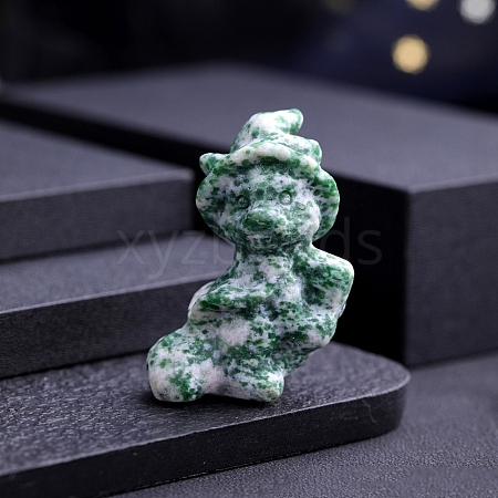 Natural Qinghai Jade Doll Ornaments PW-WGA1CFF-06-1