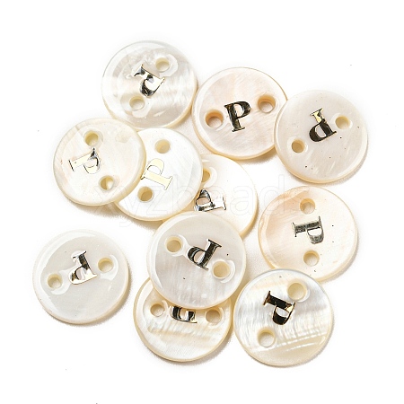 Freshwater Shell Buttons BUTT-Z001-01P-1