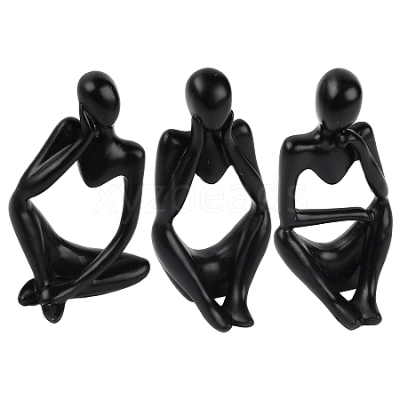 Gorgecraft 3Pcs 3 Style Synthetic Resin Decorate DJEW-GF0001-31-1