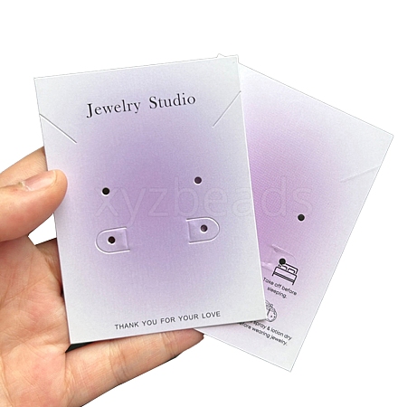 Paper Earring Display Cards PW-WG4DD18-06-1