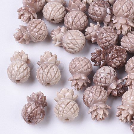 Synthetic Coral Beads CORA-R017-30A-B01-1