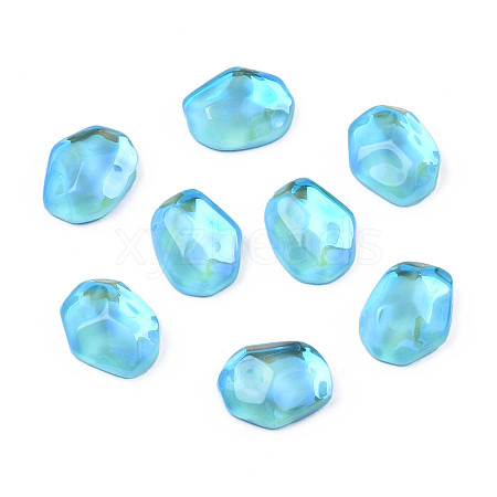 Glass Rhinestone Cabochons MRMJ-N029-07-02-1