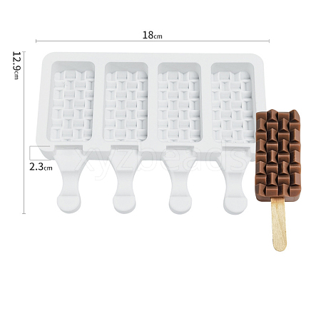 Silicone Ice-cream Stick Molds BAKE-PW0001-075G-A-1