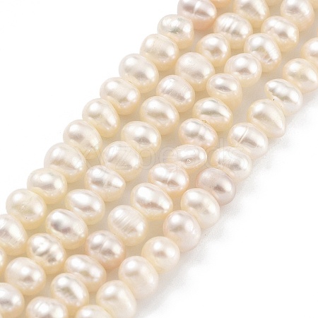 Natural Cultured Freshwater Pearl Beads Strands PEAR-C003-17B-1