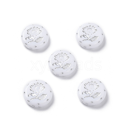 Opaque Acrylic Beads OACR-G016-27D-1