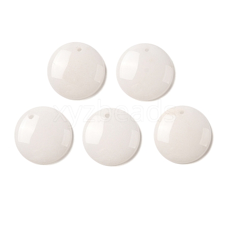 Natural White Jade Pendants G-B082-03A-1