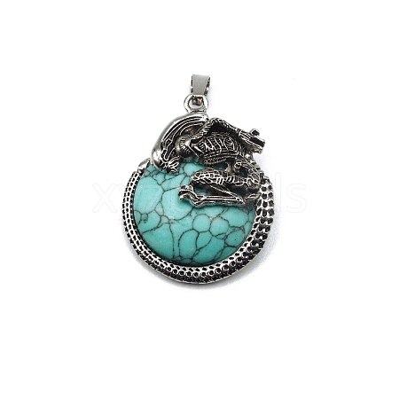 Synthetic Turquoise  Pendants PW-WG6C7F0-26-1