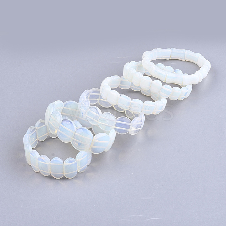 Opalite Stretch Bracelets BJEW-S039-05D-1