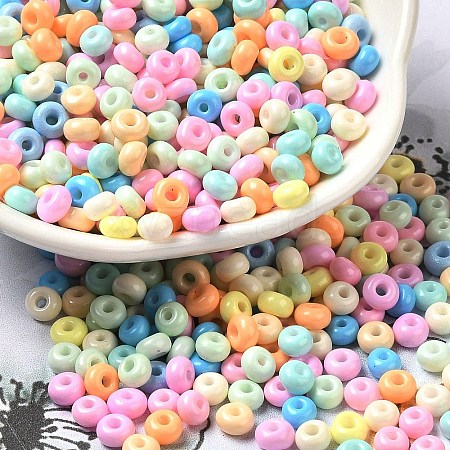 Baking Paint Glass Seed Beads SEED-B001-02A-10-1