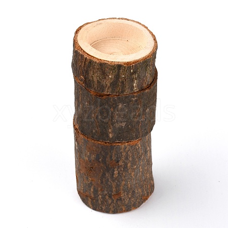 Schima Wood Candle Holder DJEW-WH0037-18-1