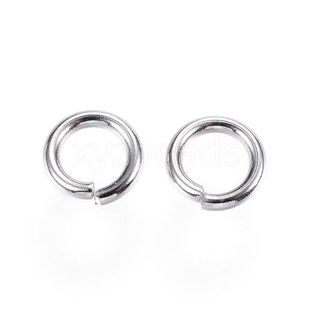 Tarnish Resistant 304 Stainless Steel Open Jump Rings A-STAS-E113-09P-1